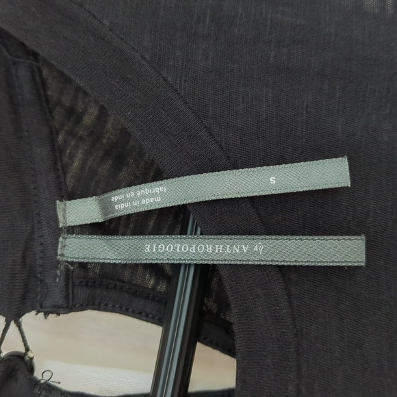 Anthropologie 100% cotton Georgia tiered ruffle tunic dress top - Picture 6 of 10